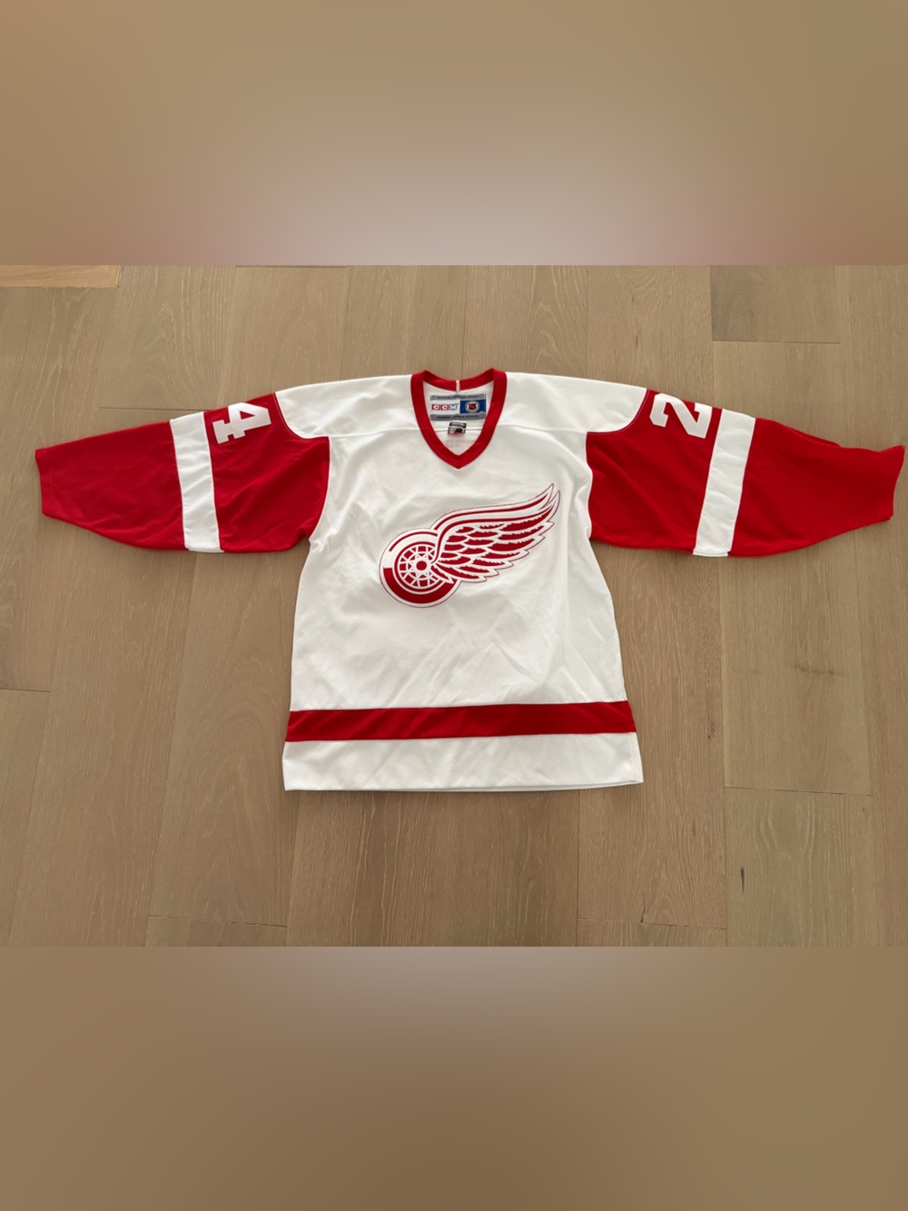 Vintage 90s Detroit Red Wings Chris Chelios CCM NHL jersey